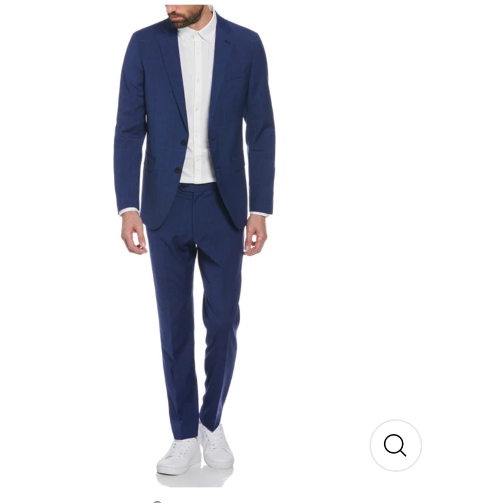 Penguin BLUE WOOL BLEND TWO-PIECE SUIT